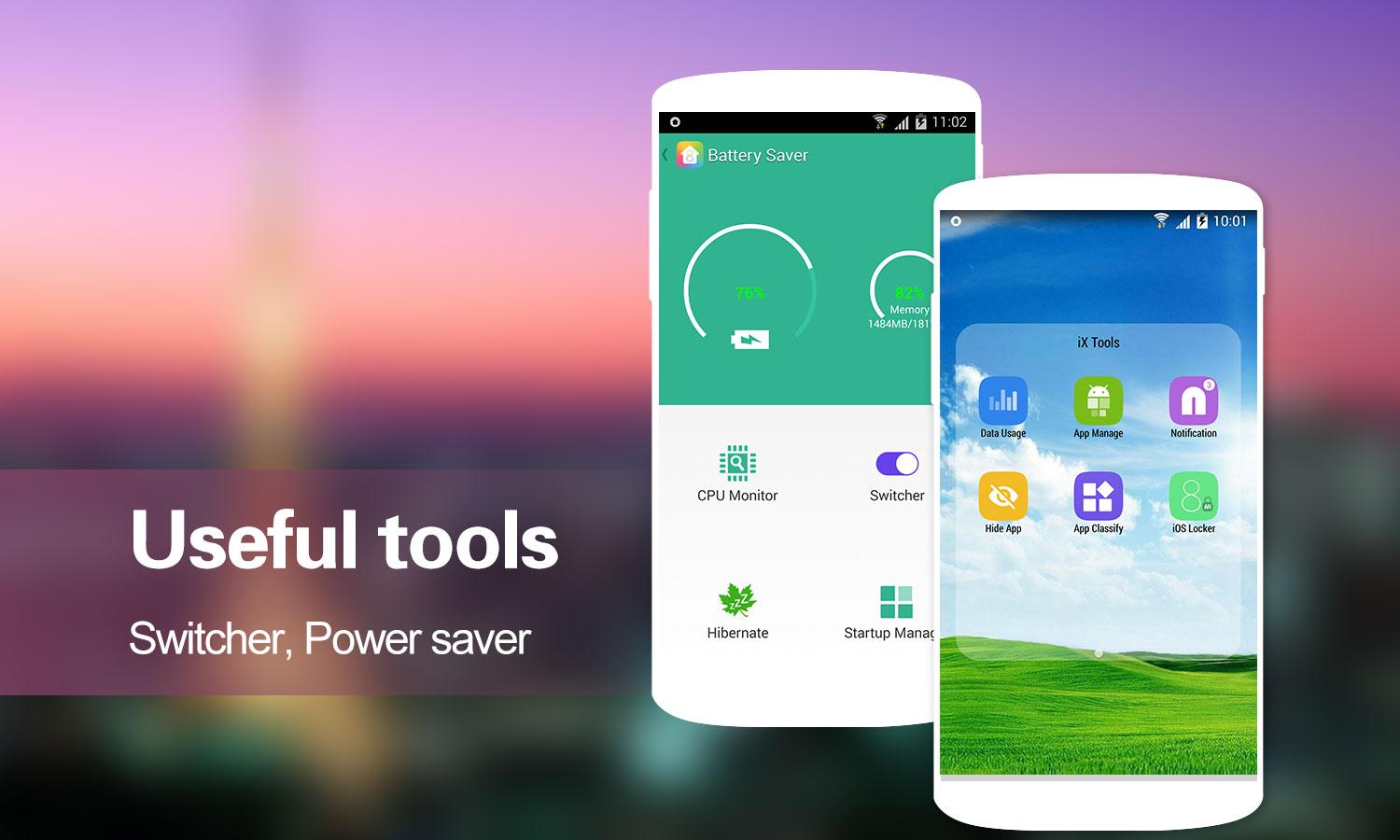 iX Launcher - Android M + iOS8