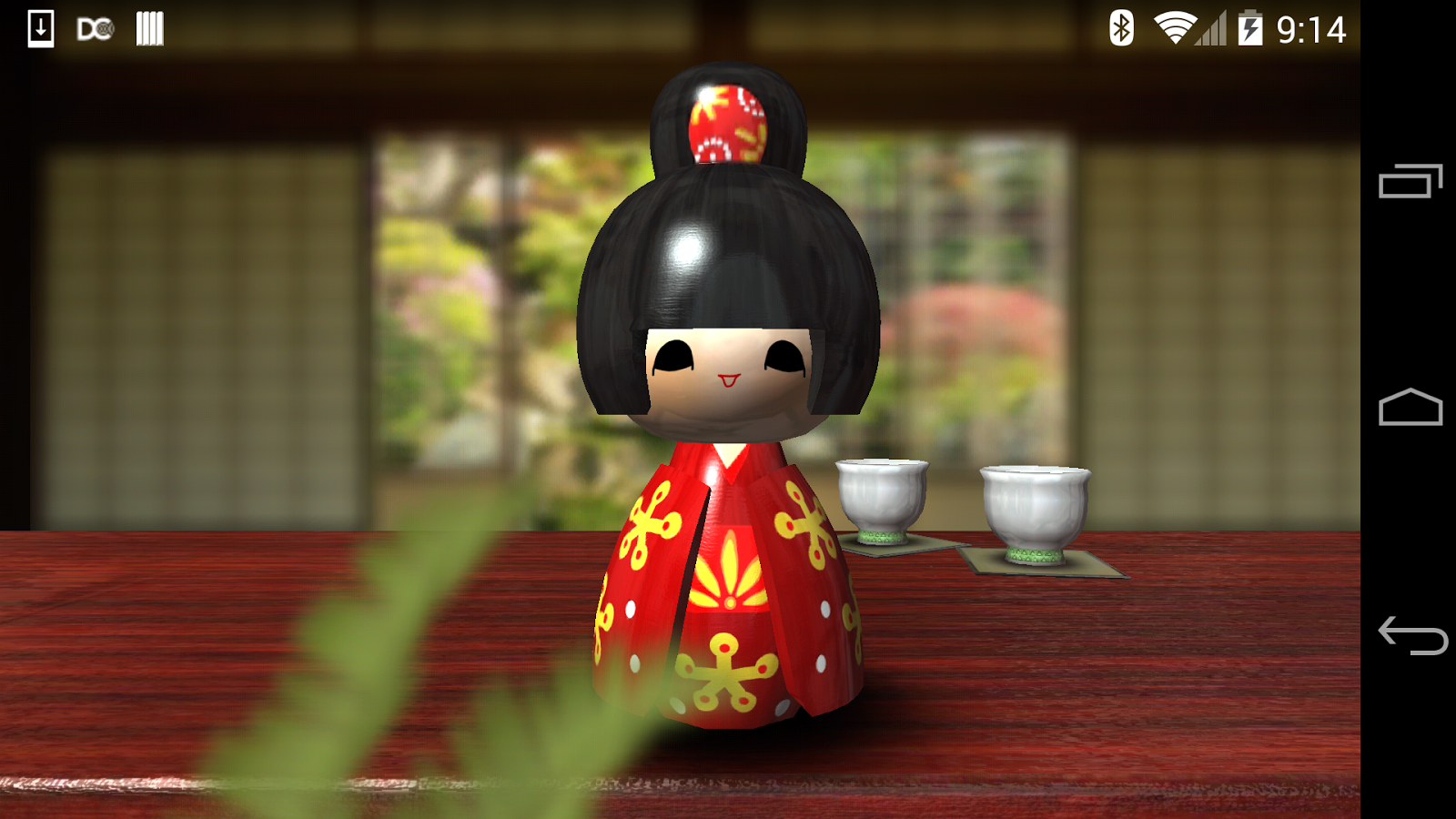 Japanese Geisha Doll 3D