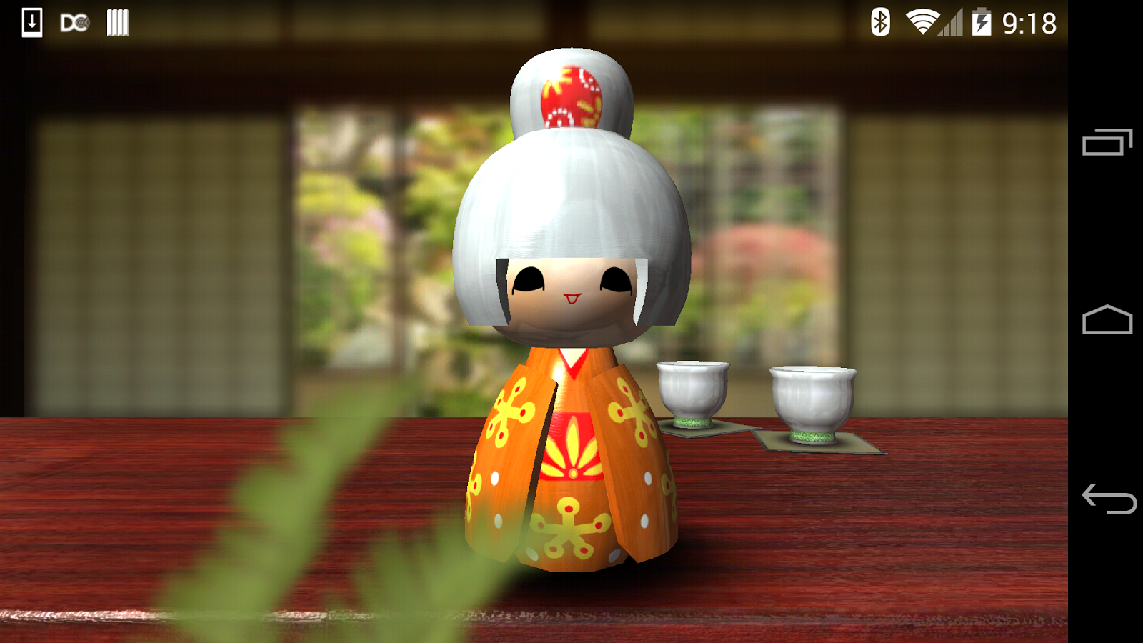 Japanese Geisha Doll 3D
