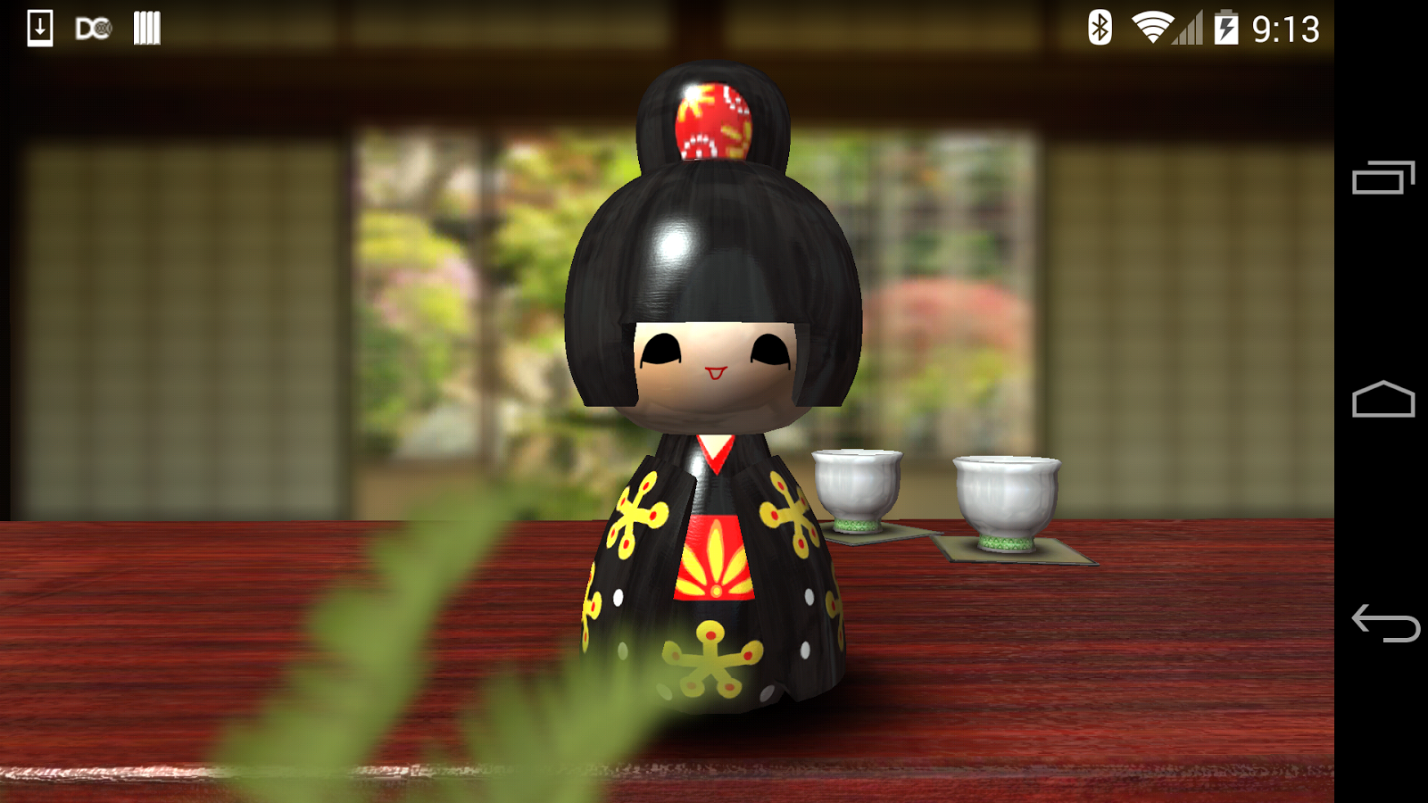 Japanese Geisha Doll 3D