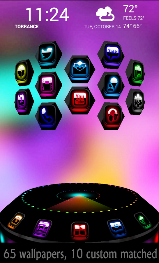 Next Launcher Theme UltraColor