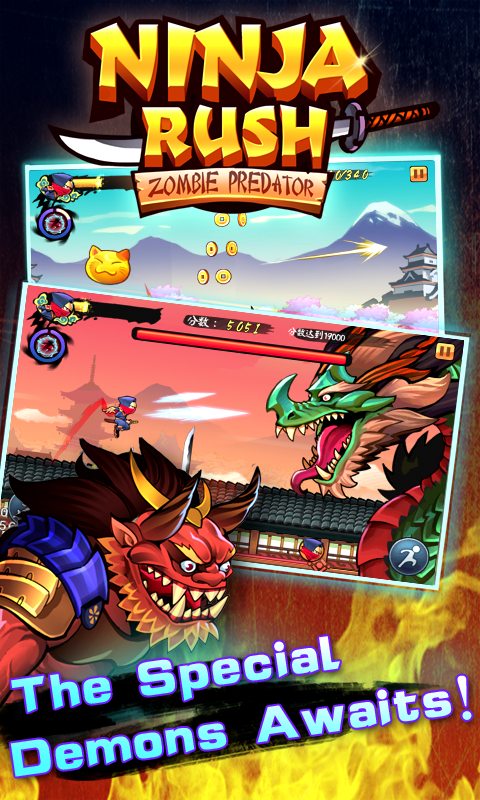 [Game Android] Ninja Rush Zombie Predator