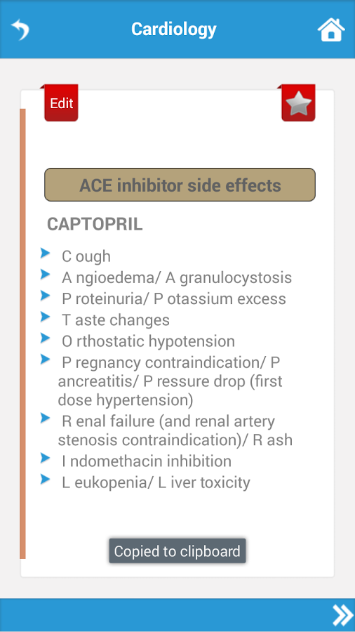 Pharmacology Mnemonics