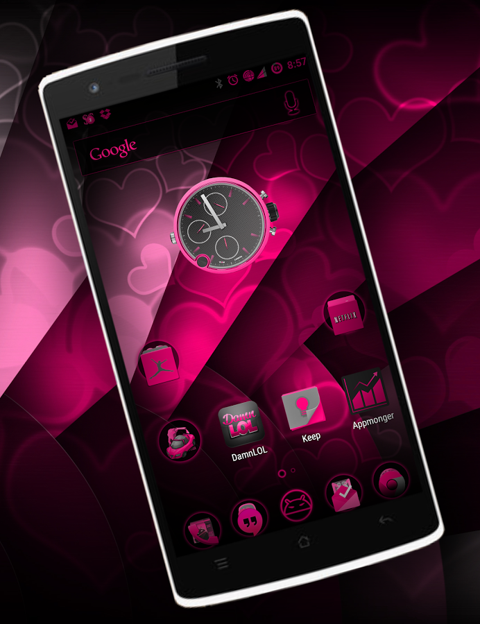 PhenomPink CM11 & CM12 Theme