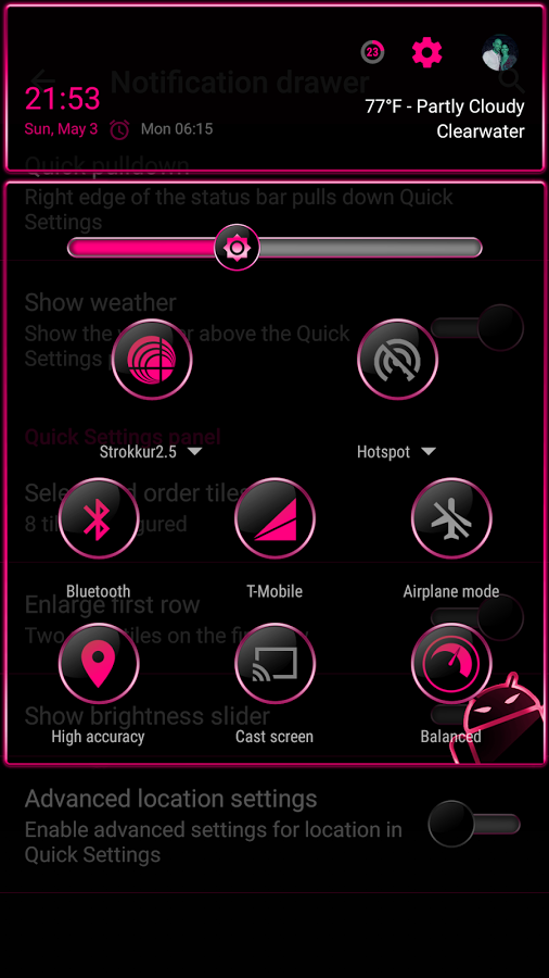 PhenomPink CM11 & CM12 Theme