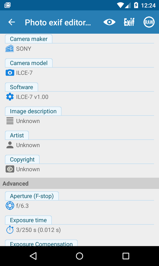 Photo exif editor Pro