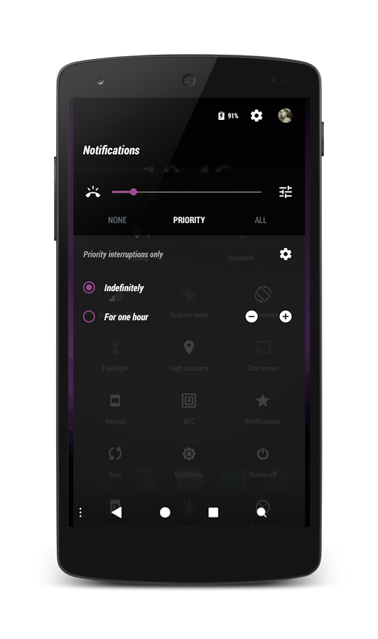 PitchBlack™(Aurora) CM12 Theme