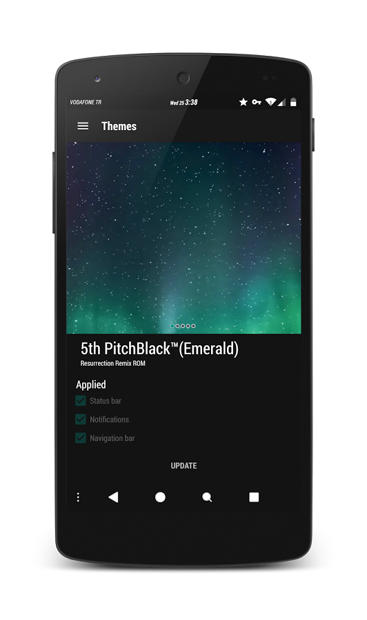 PitchBlack™(Emerald) CM12Theme