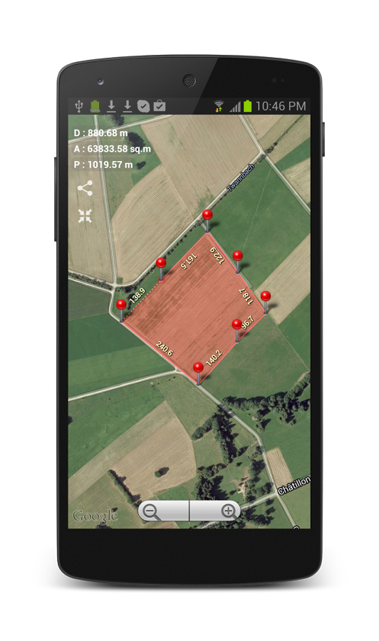 Planimeter - GPS area measure