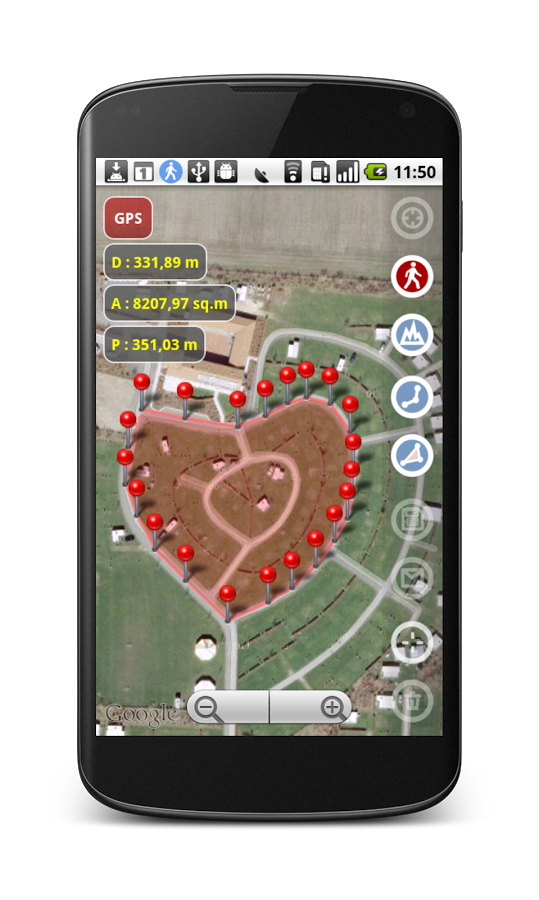 Planimeter - GPS area measure