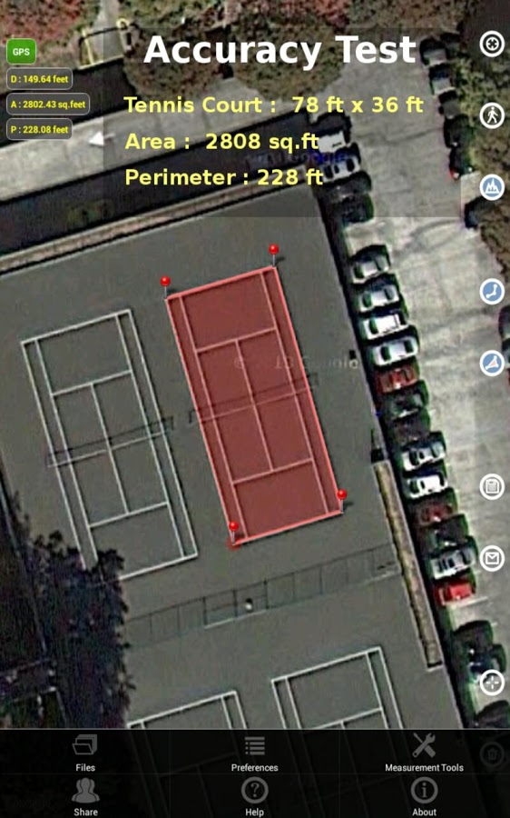 Planimeter - GPS area measure