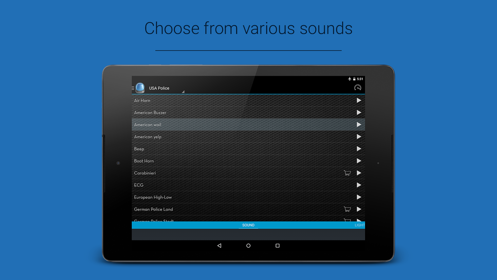 Police Lights & Sirens