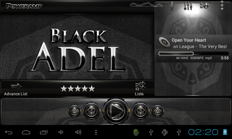 Poweramp skin Adel