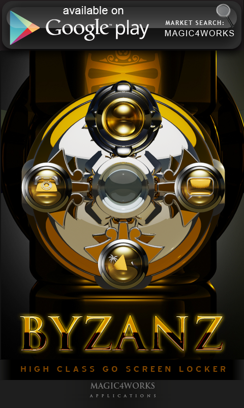 Poweramp skin Byzanz