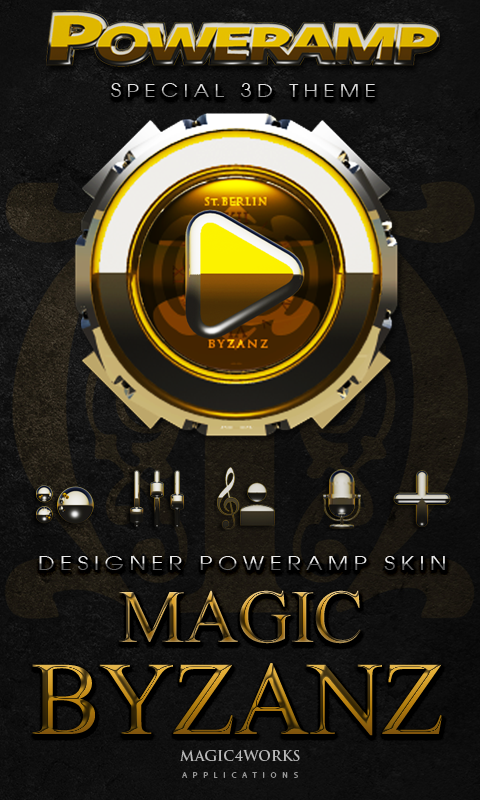 Poweramp skin Byzanz