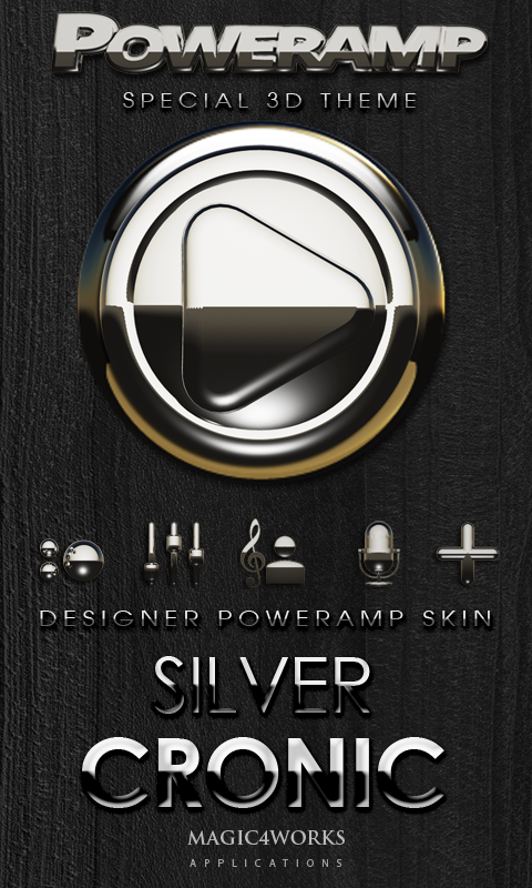 Poweramp skin Cronic
