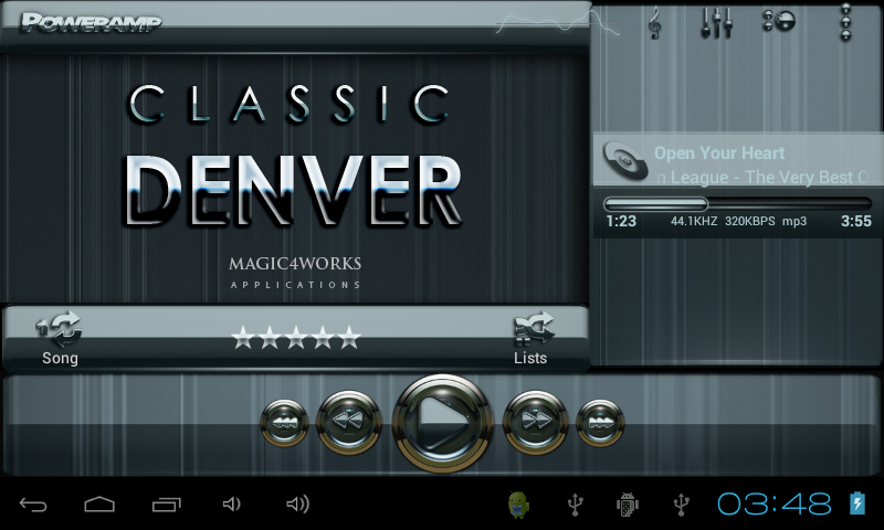 Poweramp skin Denver