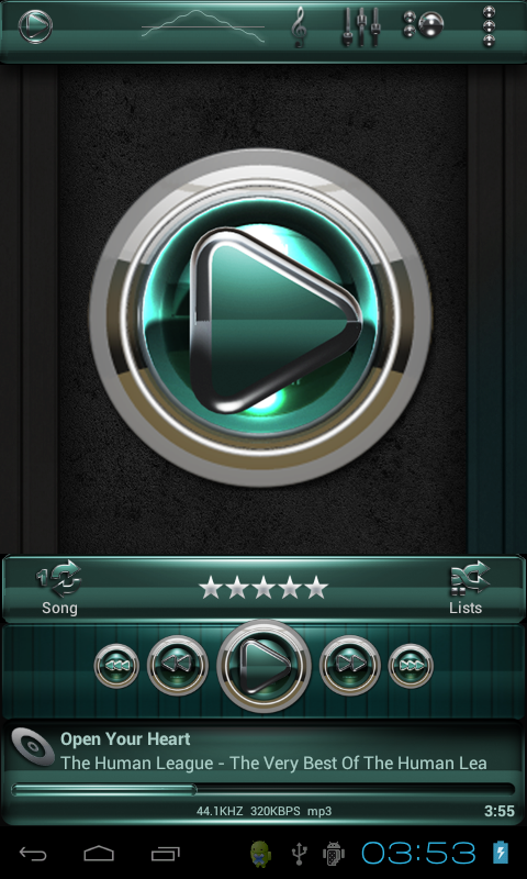 Poweramp skin Dreamlight