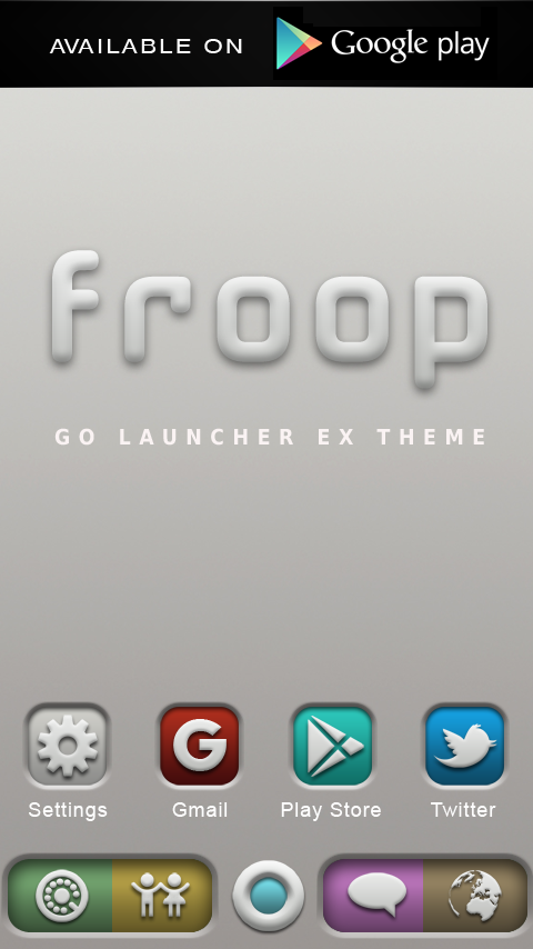 Poweramp skin Froop