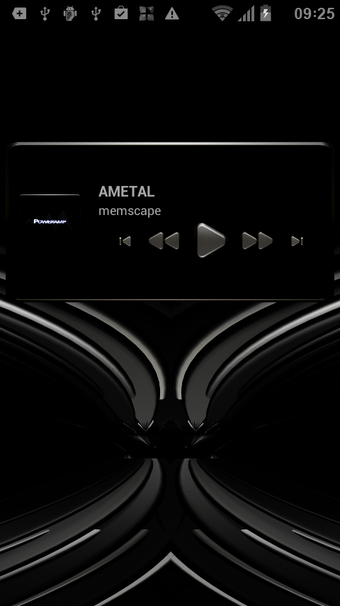 Poweramp Widget AMETAL