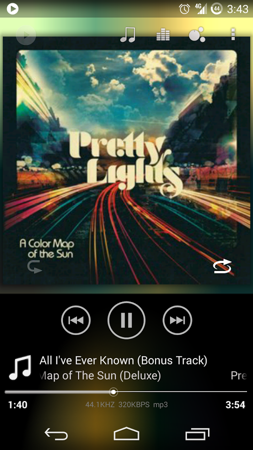 Poweramp Xperia Skin