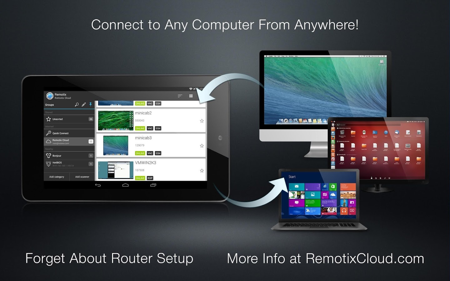 Remotix VNC RDP Remote Desktop