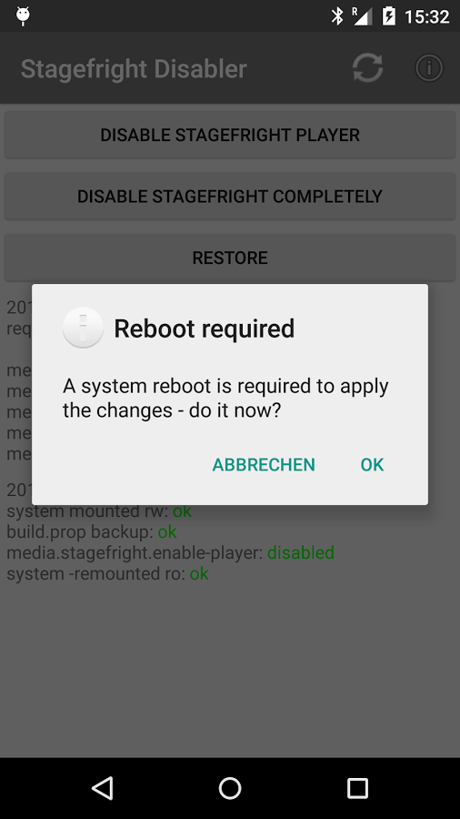 [root] Stagefright Disabler
