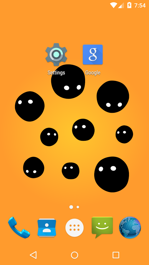 Scared Creature Live Wallpaper