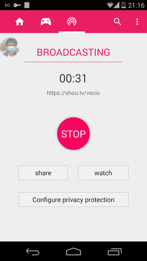 Shou.TV mobile game streaming!