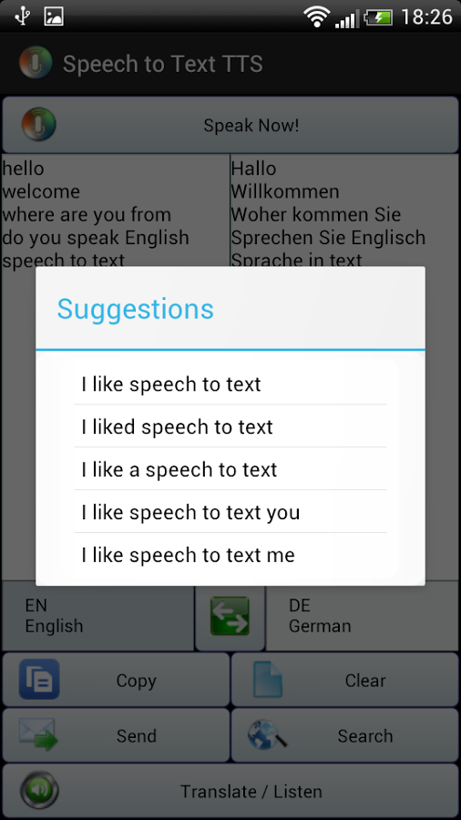 Speech2Text Translator TTS Pro