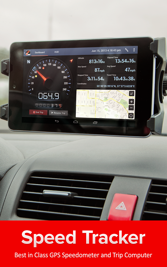 Speed Tracker, GPS speedometer