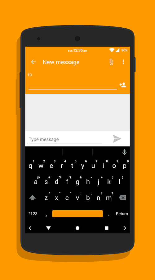 Strange Orange Dark CM12 Theme