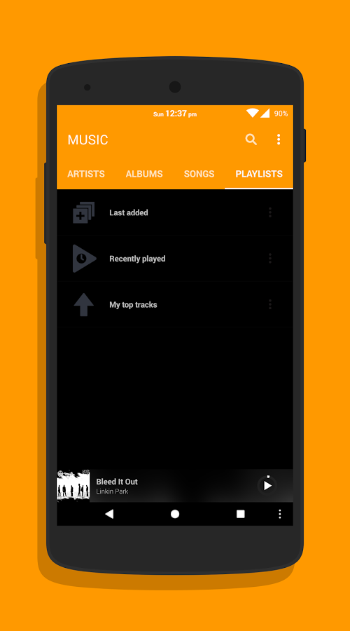 Strange Orange Dark CM12 Theme