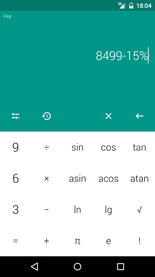 Touch&Solve Calculator