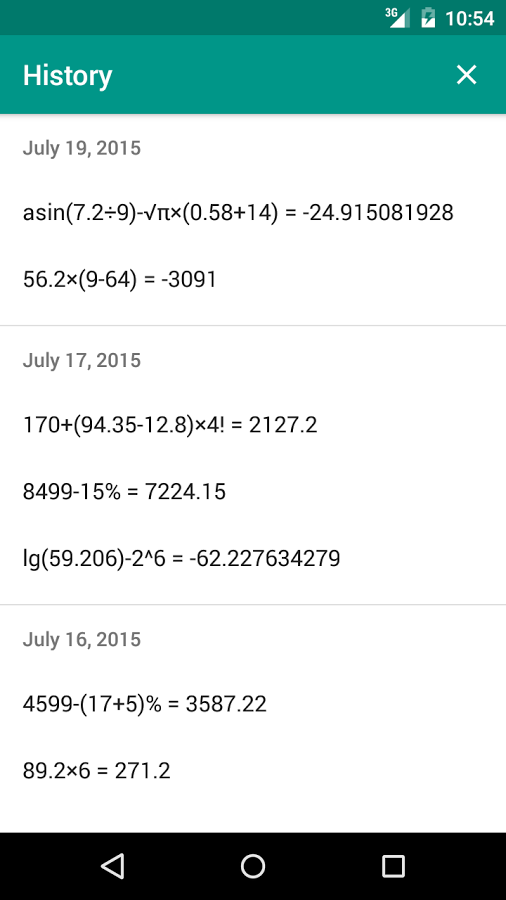 Touch&Solve Calculator