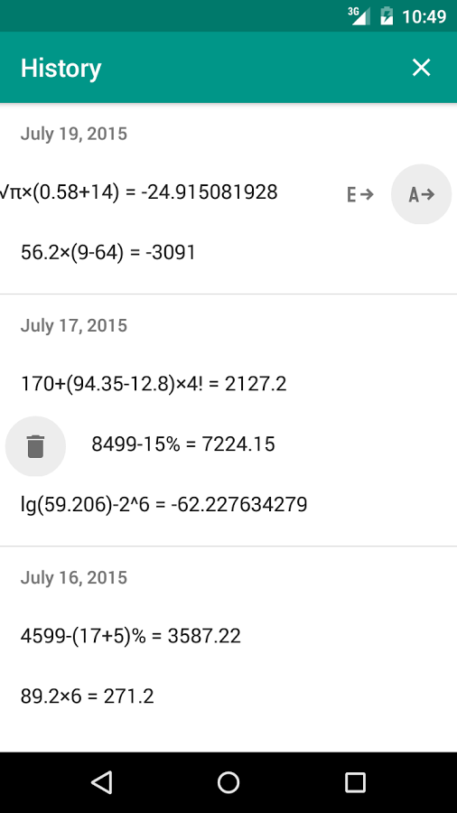 Touch&Solve Calculator