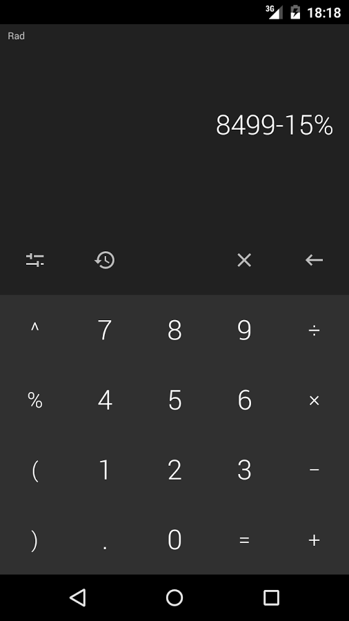 Touch&Solve Calculator