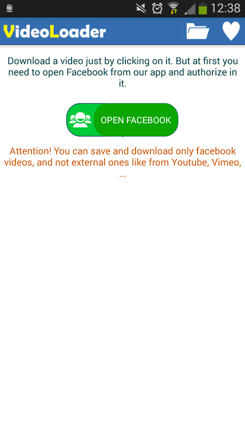 VideoLoader For Facebook Pro