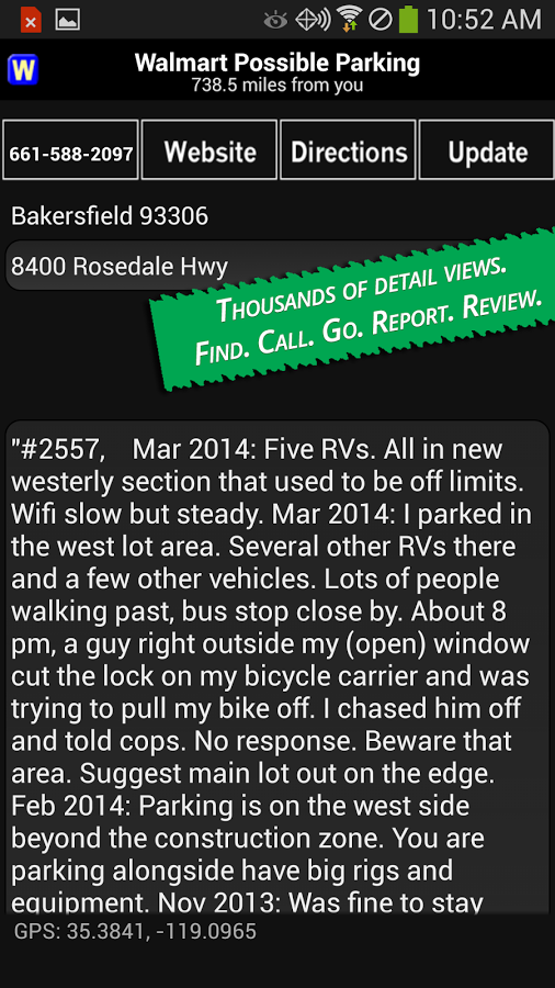 Walmart Overnight Parking