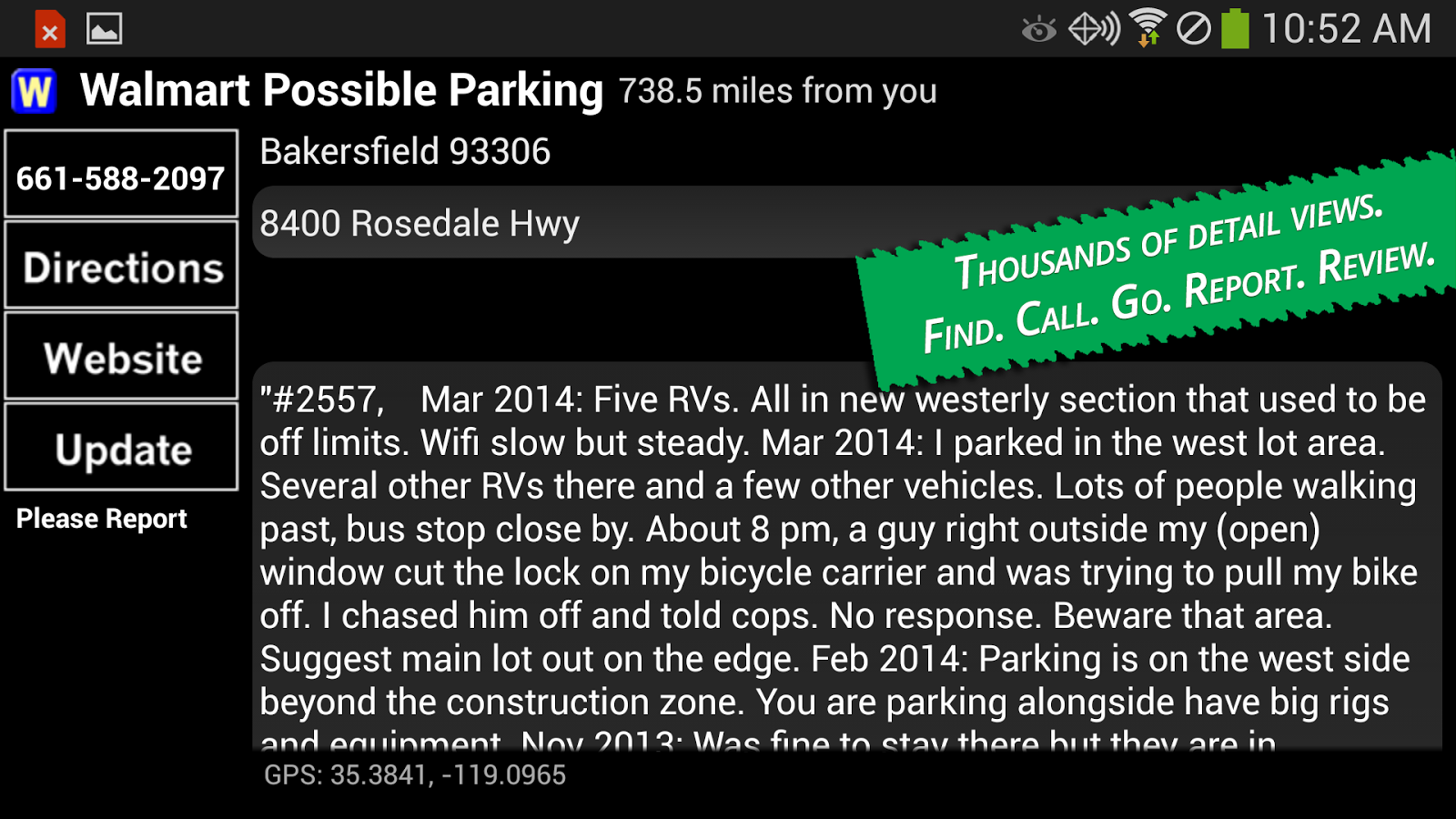 Walmart Overnight Parking