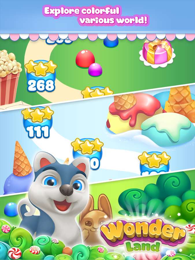 Wonderland: match-3 game