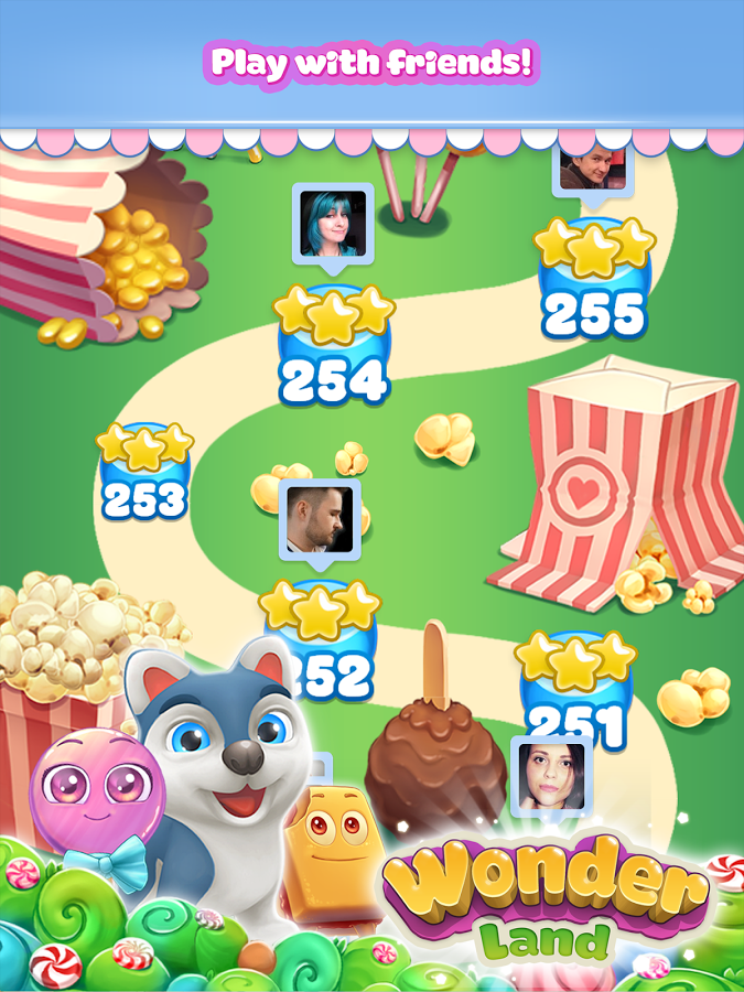 Wonderland: match-3 game