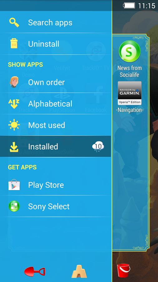 XPERIA™ Frozen Kristoff Theme