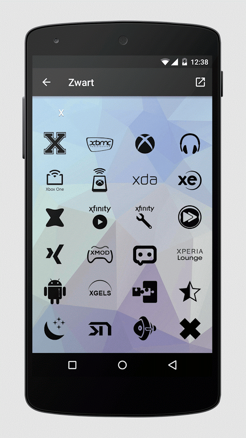 Zwart - Black Icon Pack