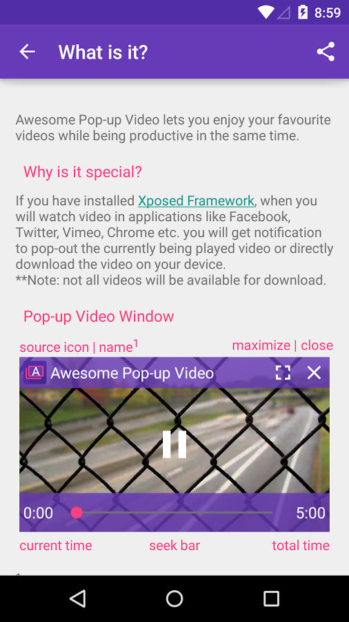 Awesome Pop-up Video