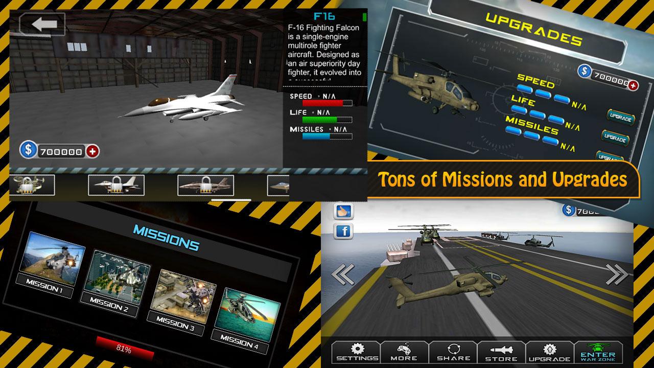 Gunship Heli Warfare - Battle (Mod Money)