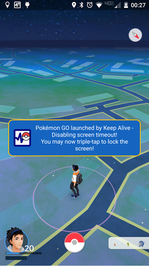 Keep Alive for Pokémon GO