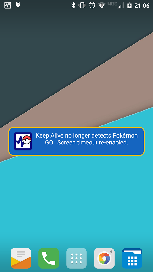 Keep Alive for Pokémon GO