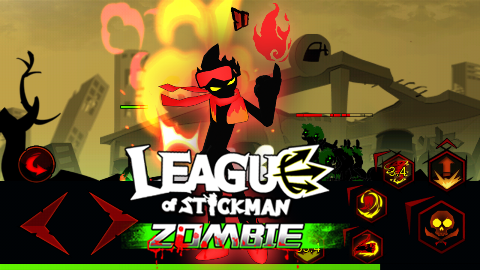 League of Stickman Zombie (Mod)
