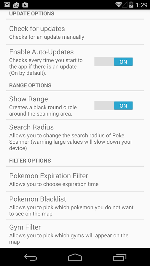 PokeScanner Go